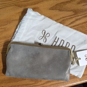 HOBO Gray Clutch Minimalist Design NEW